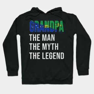 Grand Father Christmas Islanders Grandpa The Man The Myth The Legend - Gift for Christmas Islanders Dad With Roots From  Christmas Island Hoodie